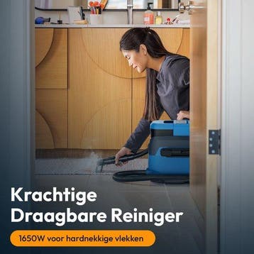 2dekans | BOLLIT 5-in-1 Tapijtreiniger PRO 1650W -, Ophalen of Verzenden, Gebruikt