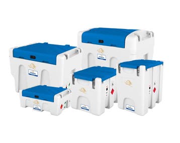 Tank mobiel voor AdBlue® BTM 200 liter (plat model) + 24V po, Verzenden