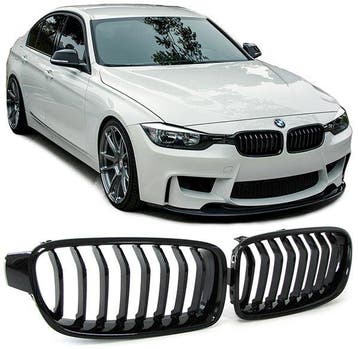 Grill Nieren BMW 3 Serie F30/F31 Zwart Glans, Ophalen of Verzenden, Nieuw