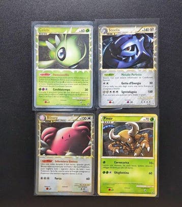 Pokémon - 4 Card - Celebi Prime Cosmo Holo - Blissey Prime, Nieuw