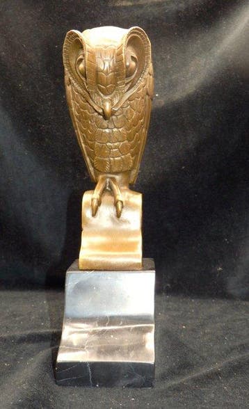 sculptuur, Fraaie bronzen Art Deco UIL - 25 cm - Brons,