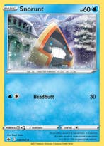 Snorunt 035/198 Chilling Reign, Ophalen of Verzenden, Nieuw, Losse kaart, Foil