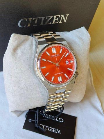 Citizen - Automatic Tsuyosa Orange - Zonder minimumprijs -, Nieuw