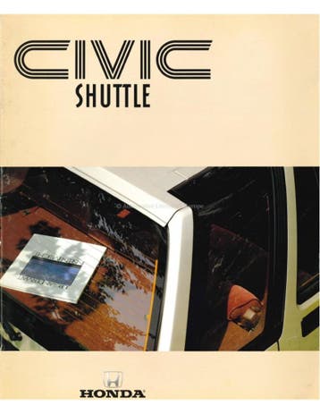 1985 HONDA CIVIC SHUTTLE BROCHURE JAPANS, Nieuw, Honda, Author