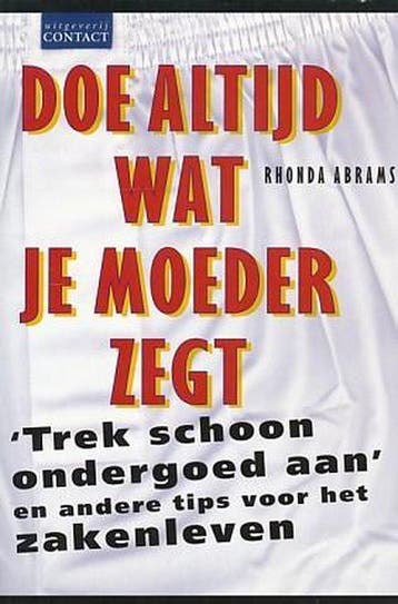 DOE ALTIJD WAT JE MOEDER ZEGT DR 1 9789025495831 R. Abrams, Verzenden, Gelezen, R. Abrams