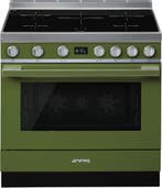 Smeg CPF9IPOG inductie fornuis - groen, Witgoed en Apparatuur, Fornuizen, Verzenden, 60 cm of meer, Nieuw, Energieklasse A of zuiniger