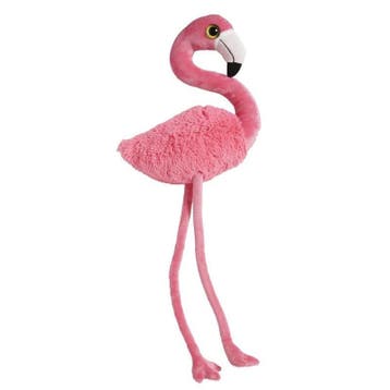 Nature Planet flamingo knuffel - pluche - roze - 100 cm, Verzenden, Nieuw
