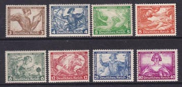 Duitse Rijk 1933 - Deutsche Nothilfe: Opern von Richard, Gestempeld