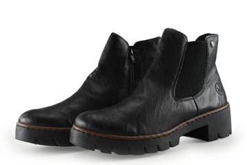 Rieker Chelsea boots in maat 42 Zwart, Verzenden, Zwart, Overige typen, Zo goed als nieuw