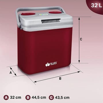 Tillvex Koelbox 32L - koelkastje voor auto &amp; camping -, Verzenden, Nieuw