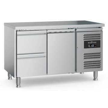 Ecofrost Koelwerkbank | 282L | 1 Deur 1/1 GN + 2 Laden | +2°, Witgoed en Apparatuur, Ophalen of Verzenden, Nieuw