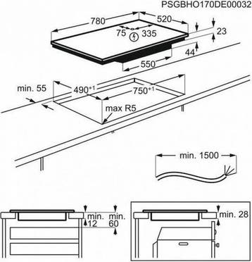 AEG IKB8440SFB – Inductiekookplaat – 80 cm, Witgoed en Apparatuur, Kookplaten, Verzenden, Nieuw