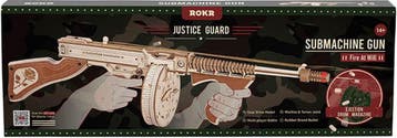 Robotime Submachine Gun 3D Puzzel Knutselen (DIY Modelbouw), Verzenden, Nieuw