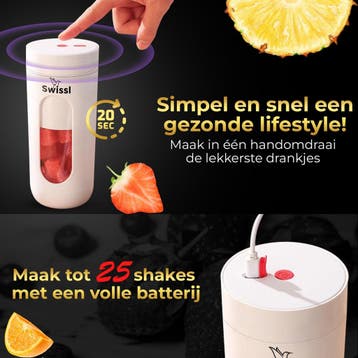 Swissl Blender To Go - Draadloze Smoothie Maker - Draagbare, Ophalen of Verzenden, Zo goed als nieuw