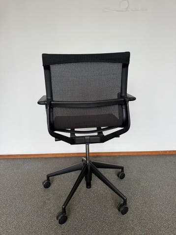 Refurbished Vitra Physix - 5 Jaar Garantie - Nieuwstaat, Huis en Inrichting, Bureaustoelen, Verzenden, Zwart, Zo goed als nieuw