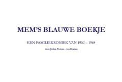 Mems blauwe boekje 9789081966603 Joukje Postma - van Roeden, Verzenden, Zo goed als nieuw, Joukje Postma - van Roeden