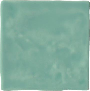 Wandtegel Turquoise 10x10cm (Muurtegels, Afbouwmaterialen), Doe-het-zelf en Verbouw, Nieuw, Minder dan 20 cm, 10 m² of meer, Wandtegels