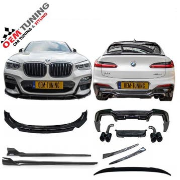 X4 G02 Aero Pakket | X4 Serie | 18-21 | Hoogglans Zwart |, Nieuw, Ophalen of Verzenden, Bumper, BMW