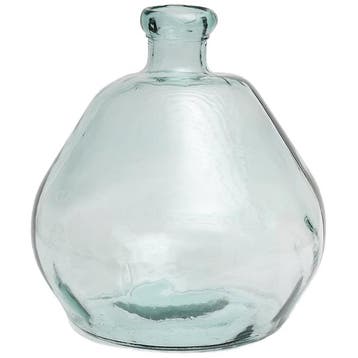 Bazar Bizar Bolai Vaas - Blauw, Huis en Inrichting, Woonaccessoires | Vazen, Ophalen of Verzenden, Zo goed als nieuw, Blauw, Glas