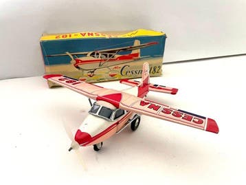 Usagiya Toys - Blikken speelgoed - New Cessna 182 - Japan