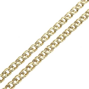 Gouden Prince of Wales schakelketting, Ophalen of Verzenden, Gebruikt, Goud, Goud