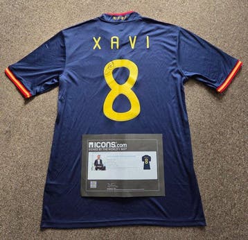 Spain - Wereldkampioenschap Voetbal - Xavi - Voetbalshirt, Nieuw
