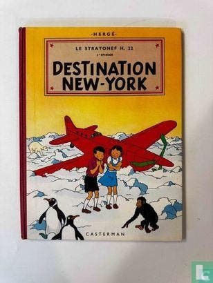 Jo, Suus en Jokko - Destination New-York - 1951, Eén stripboek, Verzenden, Gelezen, Remi, Georges.