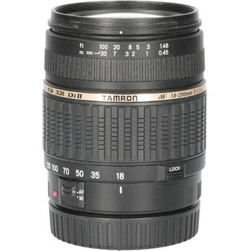 Tweedehands Tamron 18-200mm f/3.5-6.3 XR Di II Canon CM7322, Ophalen of Verzenden, Gebruikt, Telelens, Zoom
