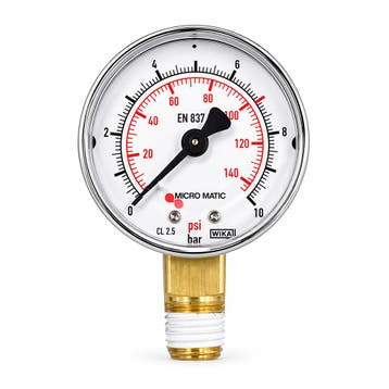 Micro Matic manometer 0-7 bar, Ophalen of Verzenden