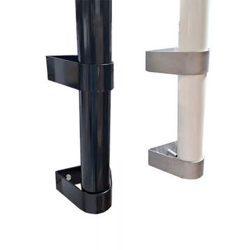 Cameramast 2 meter Ø 90mm met RVS muurbeugels, Ophalen of Verzenden, Nieuw
