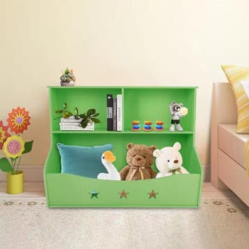 2-Laagse Kinderboekenkast met Open Vakken, Verzenden, Nieuw