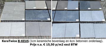NIEUW keramische tegels 60x60x3cm diverse uitvoeringen kleur, Verzenden, Keramiek, Nieuw, 10 m² of meer