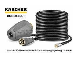 Kärcher Vuilfrees 4.114-018.0 + Rioolreinigingsslang 20m Set, Tuin en Terras, Hogedrukreinigers, Verzenden