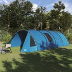 vidaXL Tunnel Tent 6-Persoon met dak Blauw en Grijs 890 x, Verzenden, Nieuw