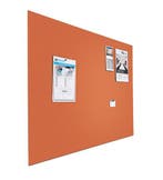 Prikbord bulletin - Zwevend - 90x120 cm  - Oranje, Ophalen of Verzenden, Nieuw