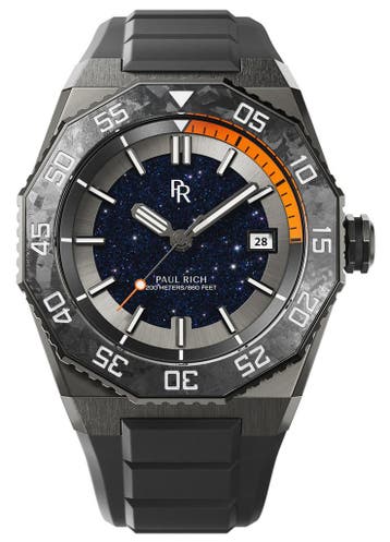 Paul Rich Aquacarbon Pro Forged Grey DIV01 horloge, Sieraden, Tassen en Uiterlijk, Horloges | Heren, Overige merken, Staal, Verzenden