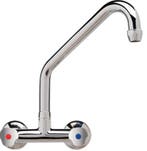 Hoge wandmengkraan muurmodel duobloc | High Performance |..., Verzenden