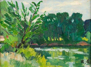 René Sautin (1881-1968) - Bord de Seine
