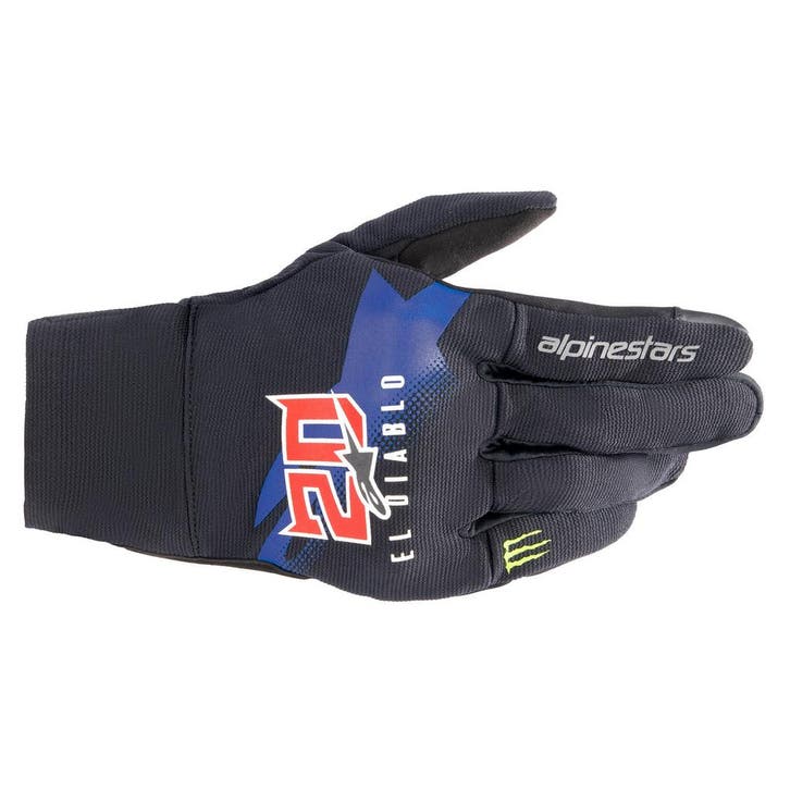 Alpinestars FQ20 Reef Monster Zwart Blauw Felrood Groen, Motoren, Kleding | Motorkleding, Heren, Nieuw met kaartje, Handschoenen