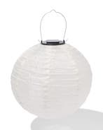 HEMA Solar lampion 28cm wit, Verzenden, Nieuw