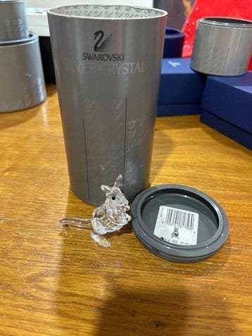 Swarovski - Figuur - Kangaroo with joey 181756 - Boxed -, Antiek en Kunst
