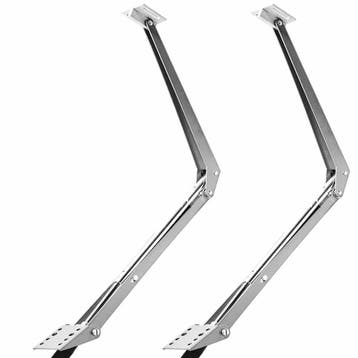 Automatische Raamopener Set van 2 Zilver 7,5 kg hefvermogen, Verzenden, Nieuw