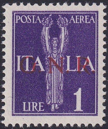 Republikeinse Nationale Garde 1944 - Posta Aerea Pegaso 1 l., Gestempeld