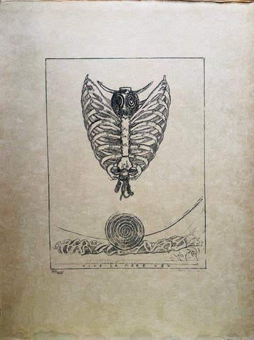 Max Ernst (1891-1976) - Vive la mère Ubu, Antiek en Kunst