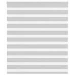 vidaXL Zebra rolgordijn 135x100 cm stofbreedte 130,9 cm, Verzenden, Nieuw, Grijs
