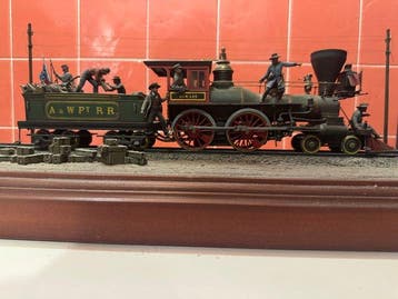 Andrea world miniatures - Diorama Locomotiva Americana, Nieuw