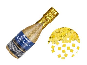 Champagne Confetti Kanon Goud 20,5cm, Ophalen of Verzenden, Nieuw
