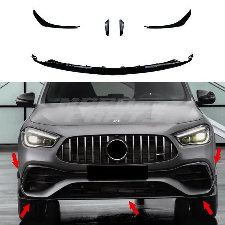 Front Aero Kit Voor Mercedes GLA H247 AMG Line & GLA45 AMG &, Auto-onderdelen, Carrosserie en Plaatwerk, Ophalen of Verzenden