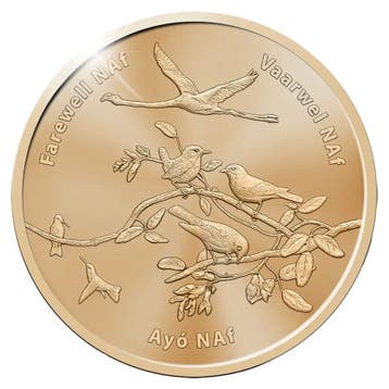 Nederlandse Antillen 5 Gulden Afscheid NAF 2024, Postzegels en Munten, Munten | Nederland, Verzenden