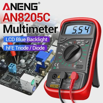 ANENG AN8205C Digitale Multimeter - AC/DC Spanning, Stroom,, Verzenden, Nieuw